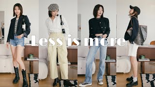 Less is More丨衣橱基础款的日常搭配丨Savislook