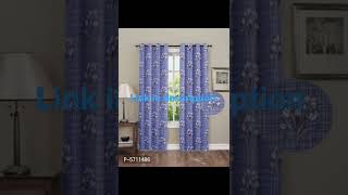 Long Crush Door Curtain - Set of 2