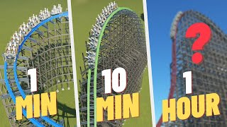 Is a 1 minute RMC as Good as an Hour RMC??? | Planet Coaster Challenge