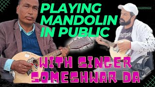 SINGER SOMESHWAR DA BEHIND THE SCENES WITH MANDOLIN