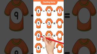 #shorts , Subtraction tricks, counting, learn subtraction, subtraction rule