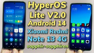 Install HyperOS Lite V2 A14 ON Redmi Note 13