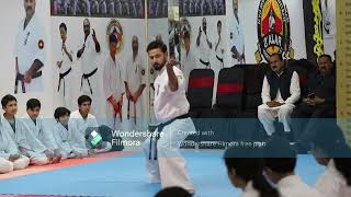 Kata demonstration during belt test at Raja's Martial Arts by Sensei Akram #kata #youtube #punches