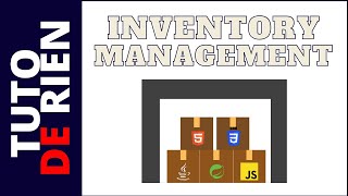 Gestion d’inventaire v1 Intro (java Spring & JS)