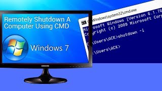 How to Remotely Shutdown any Computer in Windows7/8/10 using CMD 2018