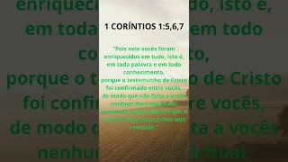 1 CORÍNTIOS 1:5,6,7 | SEJAMOS ENRIQUECIDOS NA PALAVRA