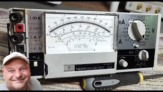 Normameter E2 analog multimeter 1965 test and teardown