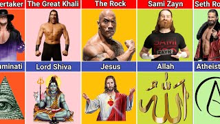 WWE Wrestlers And Their God | God Of WWE Wrestlers