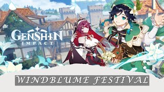 Genshin Impact - Windblume Festival cutscene