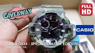 Casio G824 GA-700CM-3A | SPECIAL COLOR MODELS | G-SHOCK Series Hands on review