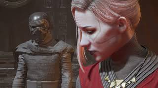 Jedi Fallen Order 4K - Kylo Ren With Merrin - Dathomir - Atrium Scene -