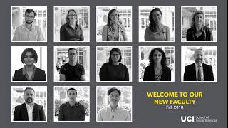 Welcome to our Faculty - Fall 2018