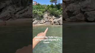 Maldive? Spiaggia segreta a Gaeta #maldive #gaeta #beach -#mare