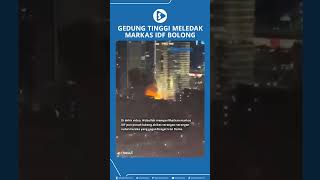 Iron Dome Tak Kuasa Cegat Roket Hizbullah! Gedung Tinggi hingga Markas IDF di Tel Aviv Meledak