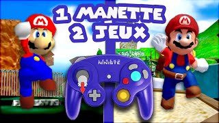 J'ai fini Mario 64 et Sunshine en même temps avec UNE SEULE MANETTE !