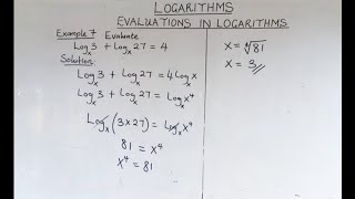 logarithmic equations | #4 @content-academy