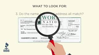 How to spot a fake check scam