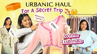 Urbanic Winter Try On Haul For A Secret Trip ✈️🤫 *Hint Inside* Alfiya Karim Khan