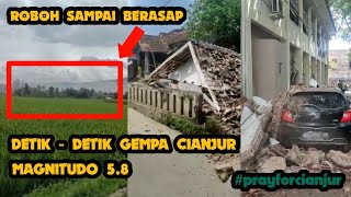 TERKINI!! DETIK DETIK GEMPA CIANJUR MAGNITUDO 5.8 PRAY FOR CIANJUR 21 NOVEMBER 2022 #prayforcianjur