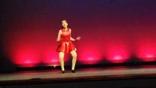 Elizabeth Hughes, age13, taps and sings Born to Entertain from Ruthless! The Musical