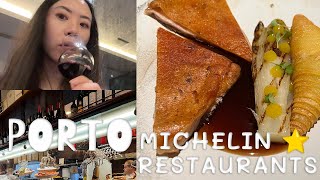 PORTO MICHELIN ⭐ RESTAURANTS FOODIE VLOG | BEST BREAKFAST HOTEL PORTUGAL | FIRST TIME TOURIST TIPS