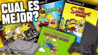 4 JUEGOS DE LOS SIMPSONS - CUAL ES EL MEJOR? | Oye Tomy Lee!