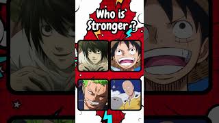 Who is Stronger? || Anime Quiz