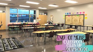 End Of Year Classroom Cleanup