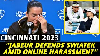 Ons Jabeur Defends Iga Swiatek For Online Harassment - Wta Cincinnati 2023