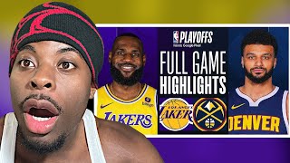 LeBron's LAST Game As A Laker? #7 LAKERS at #2 NUGGETS | FULL GAME 5 HIGHLIGHTS | April 29, 2024