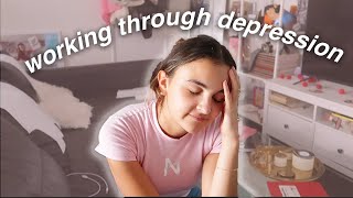 what it's like working alone with depression | STUDIO VLOG 76