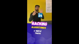 Hacking the LinkedIn Algorithmus | 6 simple To-dos für mehr Reichweite | #linkedintips