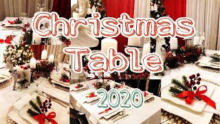 DIY DECOR FOR Christmas Table 2020/How to Decorate Your  Table for Christmas 🎄