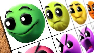 Drawing REALISTIC All GEOMETRY DASH Difficulty Faces / How to color GEOMETRY DASH