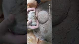 sand cement shaving asmr #purecement #shorts #asmr