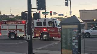 Prescott Fire Department paramedic E-71 responding