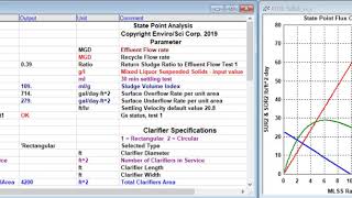 State Point App for Wastewater Clarifiers