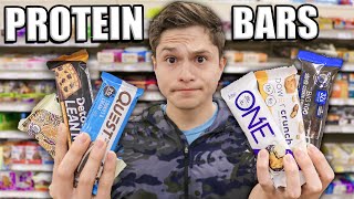 I Only Ate PROTEIN BARS For 24 Hours... *Protein Bar Review*