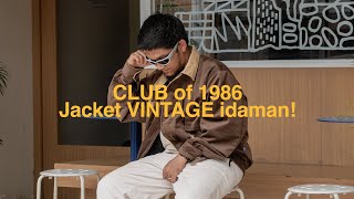 [REVIEW] Work Jacket CLUB of 1986. Rekomendasi jacket VINTAGE buat statement piece.