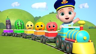 Humpty the Train on a Fruits Ride | Choo Choo Train Song | Leo Nursery Rhymes