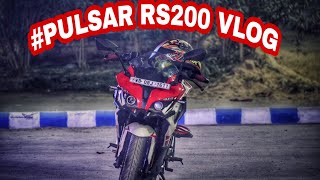 Pulsar RS200 Vlog | 1st January Vlog | Newtown Coffee House | First Motovlog at Night