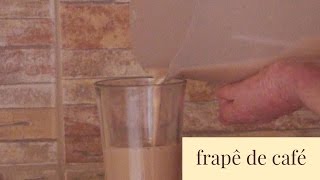 Frapê de café - Borboleta na cozinha - a menina borboleta