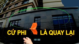 Mẫu máy bay boomerang mới cứ phi là quay lại | paper plane