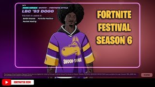 Fortnite Festival Season 6 x Snoop Dogg Music Pass Showcase