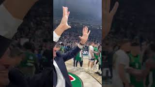 Ergin Ataman'dan Fenerbahçe maçı sonrası yumruk şov! #paobc #ataman #shorts #shortsvideo