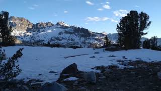 Pacific Crest trail woods Creek drainage Sierra Nevada mountains 2022