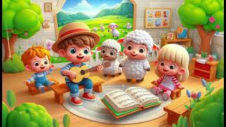 "Baa Baa Five Little Lambs | Fun Kids Song with Counting and Farm Animals"