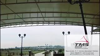 Tensile shades at Islamabad international airport