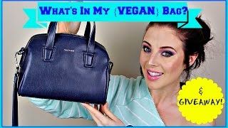 What's In My [Vegan] Bag (GIVEAWAY CLOSED!)