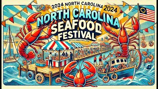 4K Walkthrough of the 2024 North Carolina Seafood Festival | Coastal Delights & Festive Vibes